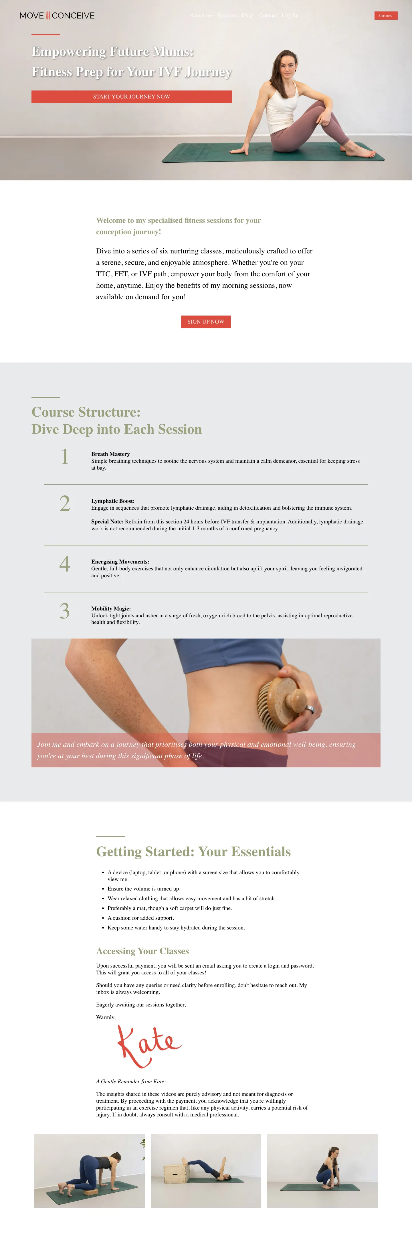 Full page of movetoconceive.com at desktop width